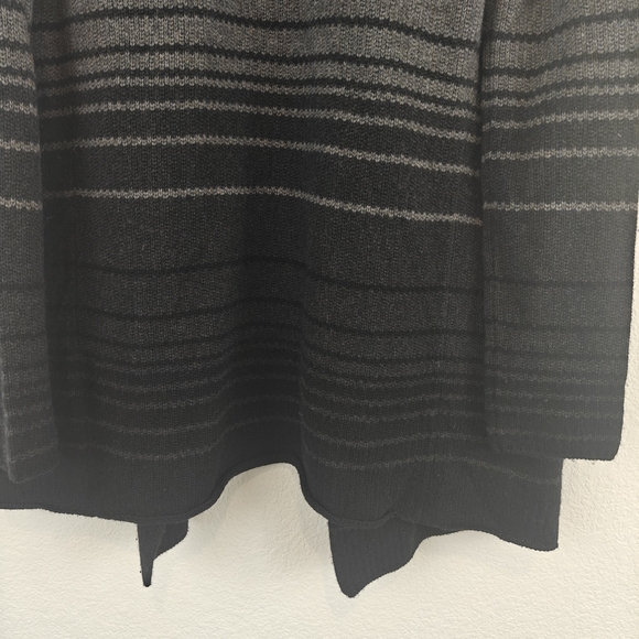 VINCE Sophie Hooded Striped Open Front Cardigan Wool Yak Sweater Size XS/TP - Picture 12 of 16